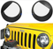 Angry Bird Style Front Headlight Trim Cover for Jeep Wrangler