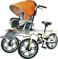 Aluminum Alloy Folding Baby Tricycle Trolley Taga-2