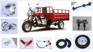 150cc Cargo Tricycle Parts Wheel with Tire Replacement