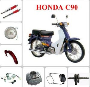 Starting Motor/Oil Pump/Crankcase/Piston for Honda C90 Bike