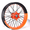 250cc Off-road Motorcycle Front And Rear Wheel Hub 3.50-17 Aluminum Alloy Integral Rim 4.25-17 Spoke Wheel Parts 400 Motorbike Cross-country