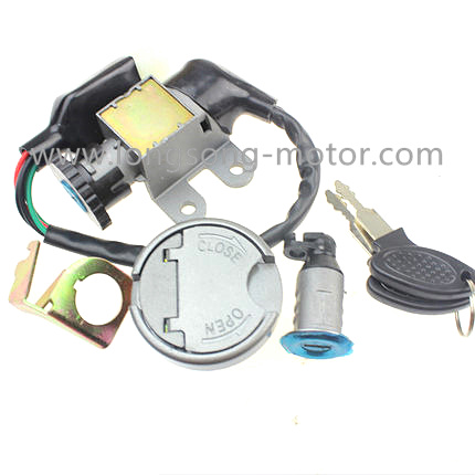  KYMCO 50CC Ignition Key Switch Lock Assy Gy6125 Scooter FUEL TANK LOCK Motorcycle Parts