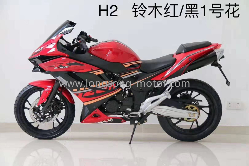 Kawasaki H2 400CC Racing Motorcycle Speed Gasoline for Two Wheeled Motorbike